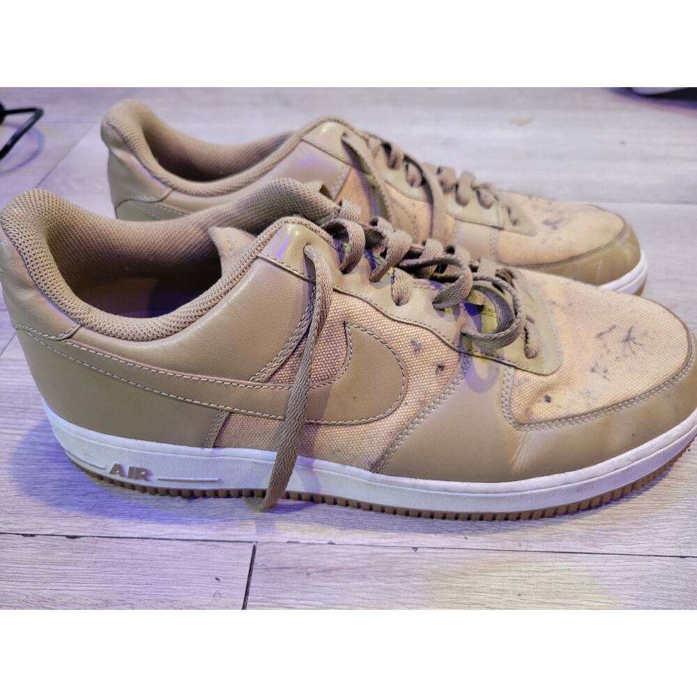 Nike Air Force 1 '07 Beechtree Men's Size 12 Low Top Gum Bottom Shoes 315122-203